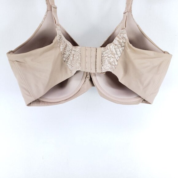 Leading Lady Luxe Side Smoothing Bra Size 44F Nude Underwire - Picture 5 of 7